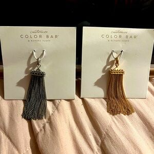 2 Kendra Scott square tassel charms
